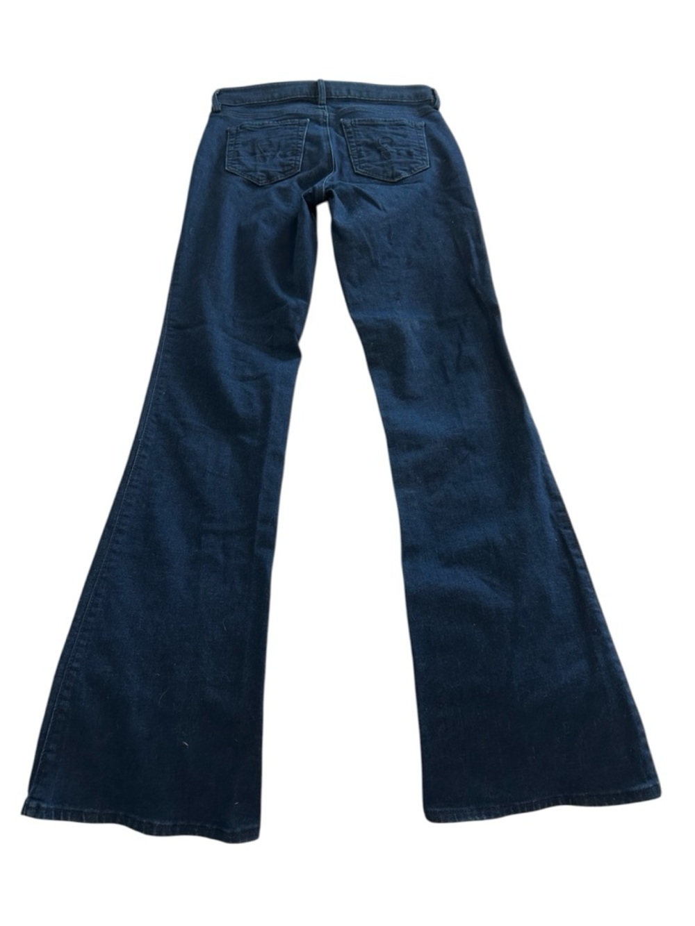 Lilly Pulitzer Ocean High-Rise Dark Blue Flare Jeans - Picture 3 of 8